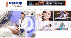 Desktop Screenshot of obesitytipsix.com